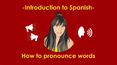 How To Pronounce Words Introduction To Spanish Youtube