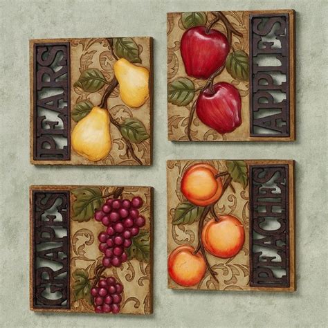 La fuente imports offers one of the largest collections of mexican and southwestern home accessories, furnishings, and handmade art. fruit art for kitchen | Fruit Wall art | Kitchen Ideas ...