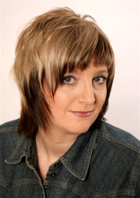 Hairstyles with short layers around face. Short hairstyle, layered from the crown and tapered around ...