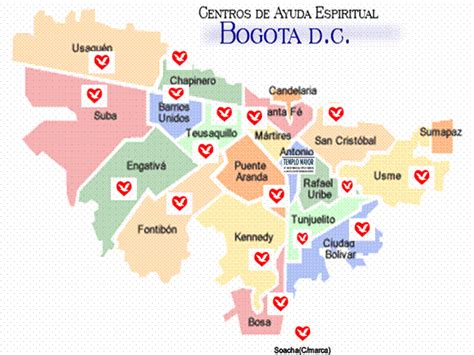 Localidades De Bogota Mapa De Bogota Con Sus Localidades Y Nombres