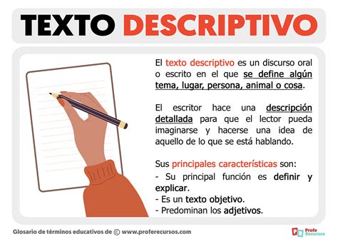 10 Ejemplos De Textos Descriptivos Image To U