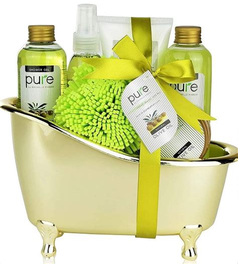 A fun gift idea for mother's day drinks. Olive Oil Spa Sensation Luxury Gift Basket at Gift Baskets ...