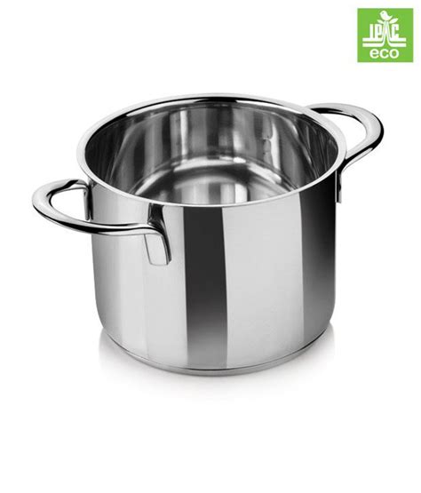 Soonear kote2 yukihira saucepan cooking pot stainless steel 2 types spouts scales quart mili liter qt ml no rivets gas fire induction electric. I-PAC Stainless Steel Cooking Pot: Buy Online at Best ...