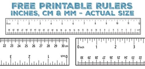 Printable ruler