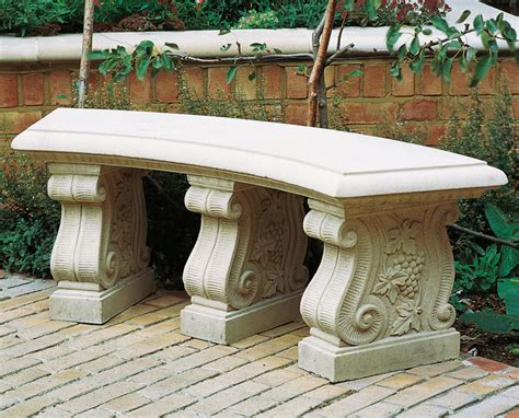 Alibaba.com offers 3,101 restaurant bench seat products. Curved 60-inch Stone Garden Bench Seat | Haddonstone