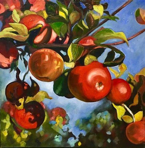 Under The Apple Tree Art Print By Brenda Loschiavo Tree Art Apple