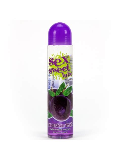 Sex Sweet Lube Passion Fruit Edible Water Based Lubricant 197ml