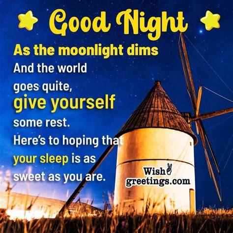 Good Night Messages Wish Greetings