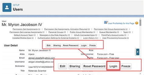 How To Add Login Button For User In Salesforce Salesforce Faqs