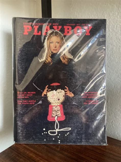 Vintage Playboy Magazine November 1972 Highest Selling Issue Of All