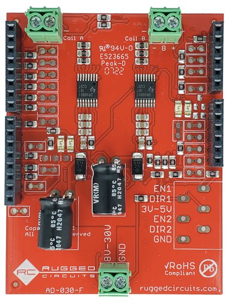 Rugged Motor Driver Ae Red — Rugged Circuitsrugged Arduino