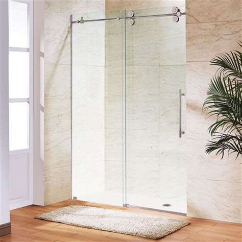 Your choice for frameless shower glass doors, custom mirrors, tempered glass shelves, frameless glass sliding shower door frameless. Easy Clean Fitting Sliding Glass Frameless Shower Doors ...