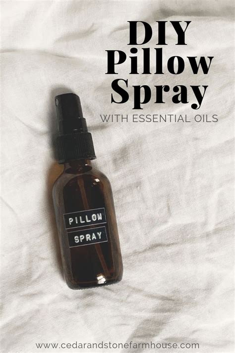 Since we went to carmel valley ranch last summer i've been obsessed with lavender everything. DIY Pillow Spray with Essential Oils - Cedar & Stone ...