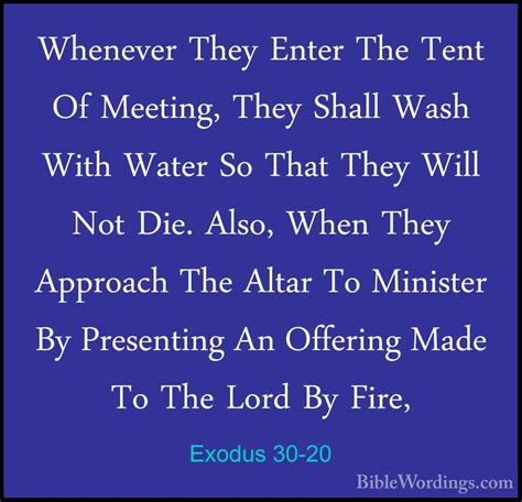 Exodus 30 Holy Bible English