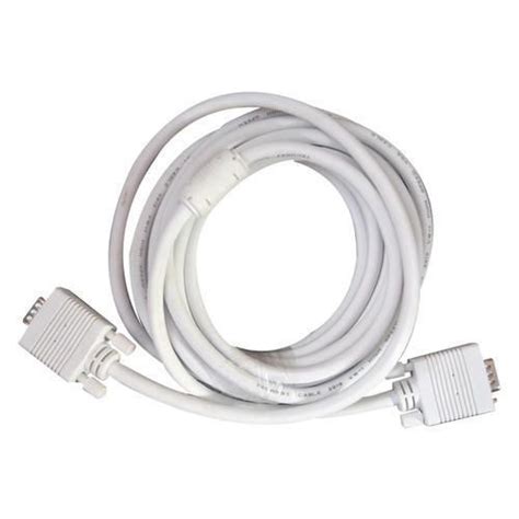 10 M White Vga Cable For Computer Rs 65 Piece Psh Computers Id