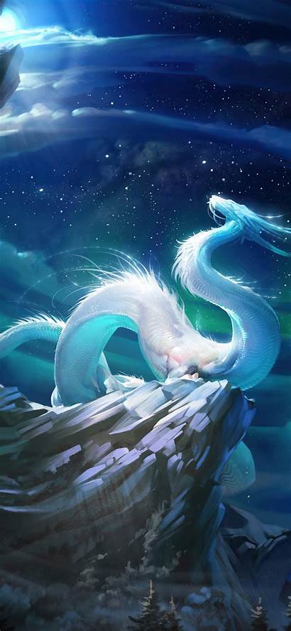 Dragon Sea 4k Mythical Serpent Wallpapers Iphone