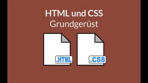 Html steht für „hypertext markup language, mit ihr werden die meisten webseiten strukturiert. HTML und CSS - Grundgerüst einer HTML-Seite - YouTube