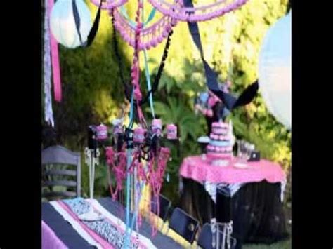 DIY Teenage girl birthday party decorating ideas - YouTube