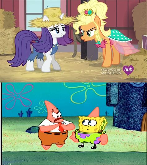 Spogebob And My Little Pony Comparison By Brandonale On Deviantart