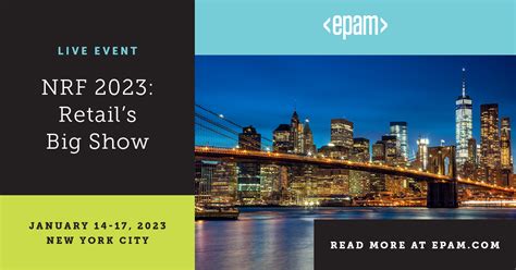 Join Us At NRF Retails Big Show EPAM