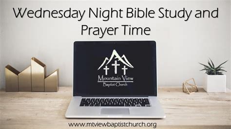 Mvbc Wednesday Night Prayer Time And Bible Study May 6 2020 Youtube