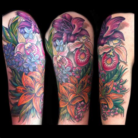Flower Tattoos On Arms For Sleeve Idalias Salon