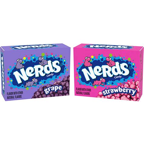 Nerds Grape And Strawberry Candy Fun Size Boxes 12 Oz Bag All City Candy