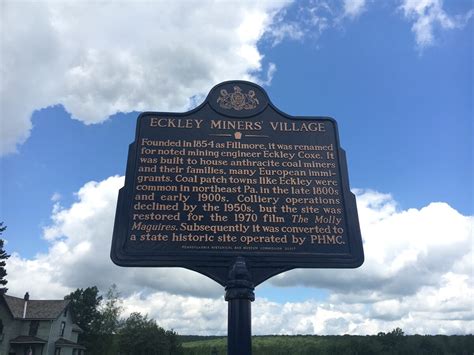 Eckley Miners Village Weatherly Pennsylvania Atlas Obscura