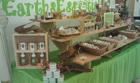 Store Display Of All Natural Hair And Skin Care