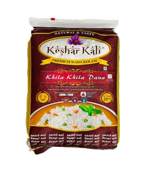 Keshar Kali Premium Wada Kolam Rice 30 Kg Daily Growcer