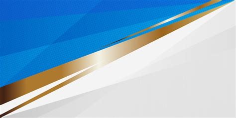 Premium Vector Blue And Gold Abstract Background Vector