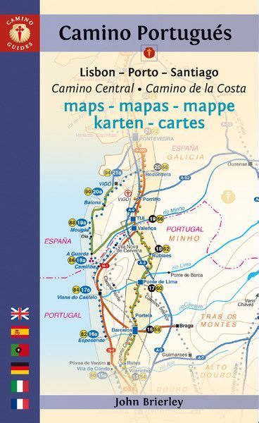 202021 Edition Maps Only Guide To The Camino Portugués Map The