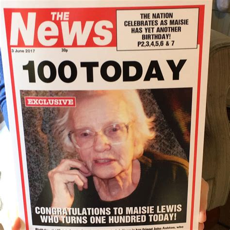Maisies 100th Birthday Posts Facebook