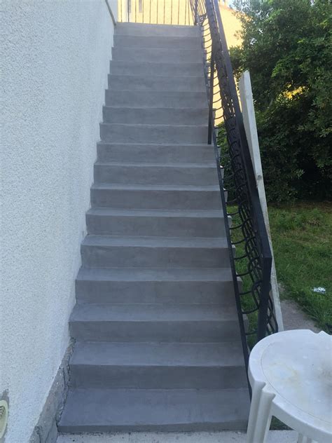 Enduit Escalier Beton Exterieur