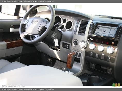 Graphite Gray Interior Dashboard For The 2011 Toyota Tundra Limited