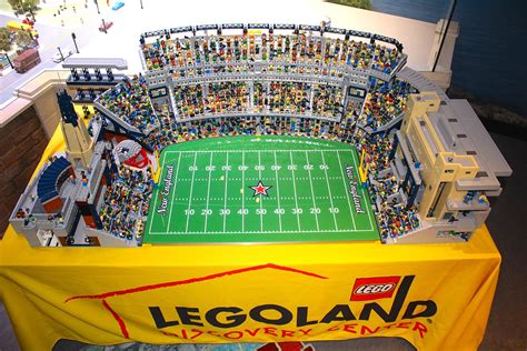 Legoland Discovery Center Makes Replica Of Gillette Stadium Boston