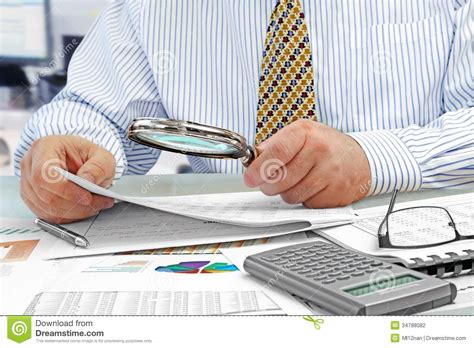 Analyzing Data In The Office Stock Photography - Image: 34788082