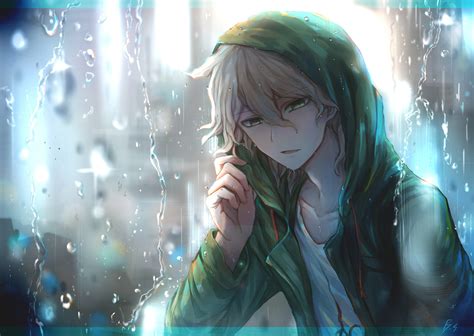 Crying Rain Alone Sad Anime Boy Wallpaper Anime Boy Rain Wallpapers Images
