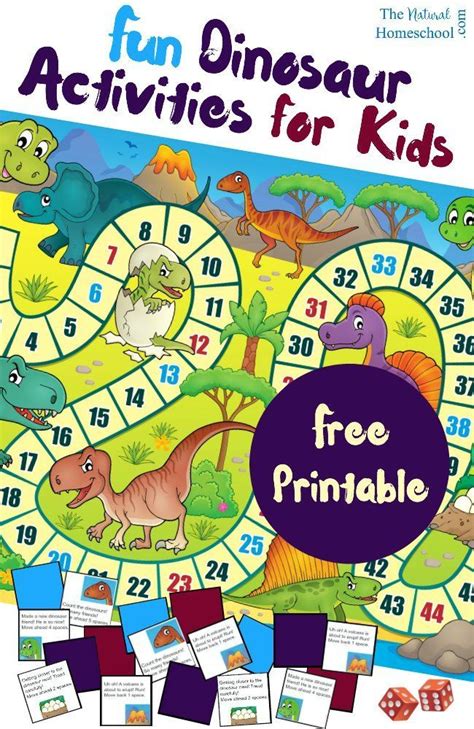 Welcome to esl printables, the website where english language teachers exchange resources: Free Printable Dinosaur Activities for Kids - The Natural ...