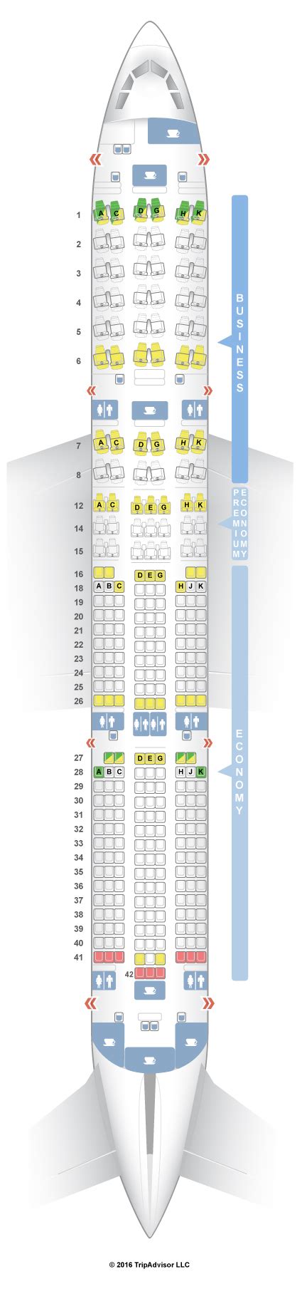 Seatguru Seat Map Lufthansa Airbus A350 900 359 V1