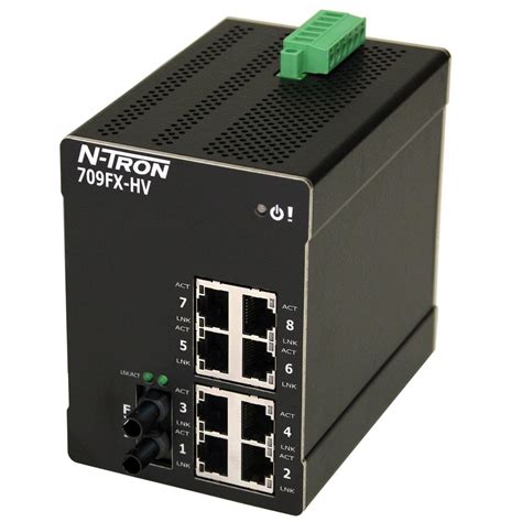 709FX HV Managed Industrial Ethernet Switch, ST 80km | Red Lion