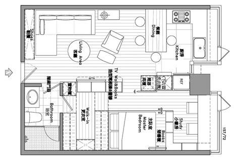 Japanese Style In Taipei Architectural Floor Plans Small Apartment