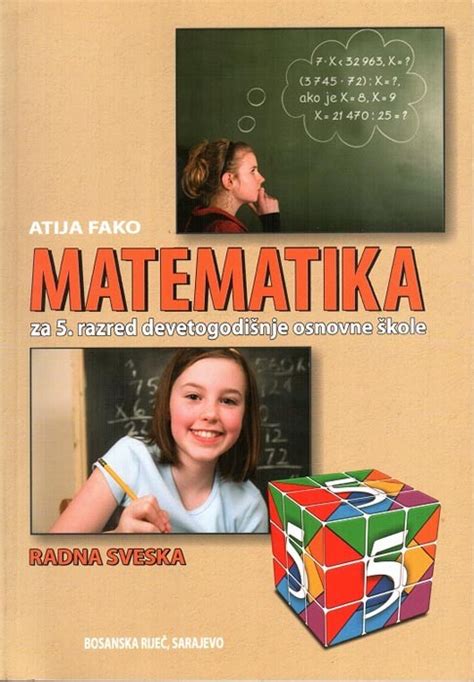 Matematika 5 Radna Sveska Za Peti Razred Devetogodišnje Osnovne škole