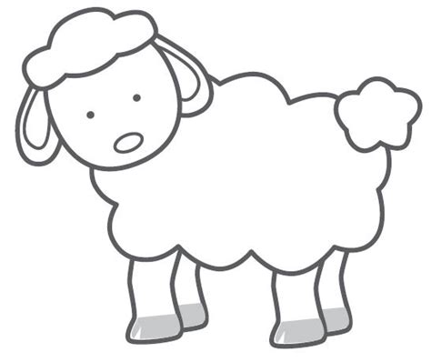 Minimize out the form and retain the services of it for coloring, crafts, stencils, and far more. Sheep Templates Printable - ClipArt Best