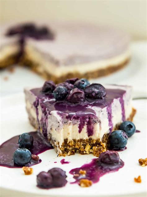 Vegan Blueberry Cheesecake Recipe Pure And Simple Nourishment