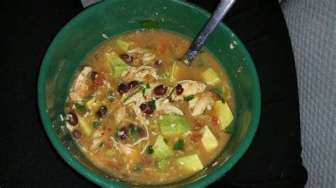 Made mostly of canned ingredients, this tasty soup lets the slow cooker do the work so you don't have to! Mexican Chicken crock pot soup Chicken Chicken stock ...