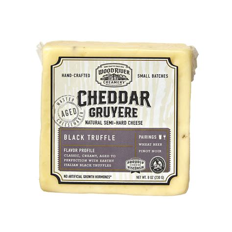 Black Truffle Cheddar Gruyere Cheese