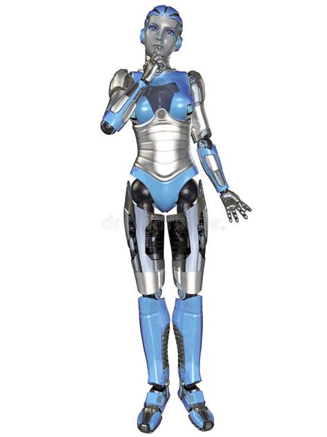 Robot Woman Stock Illustration Illustration Of Fiction 2640562