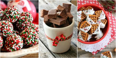 Make a selection and wrap it all up in a nice basket and you have the. 45+ Easy Christmas Candy Recipes - Ideas for Homemade ...