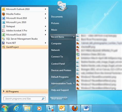 Windows 7 Display ‘recent Items In The Start Menu It Support Guides